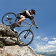 thumbnail image 4 of UBesGoo 27.5in Mountain Bike 21 Speed for Adult with Disc Brakes & Suspension, Black, Blue, 4 of 7