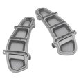 thumbnail image 2 of 1 par de cubiertas protectoras para radiador de motocicleta para VESPA 2015 2016 2018 2020 Titanio Sharpla Protector de radiador de motocicleta, 2 of 6