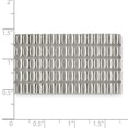 thumbnail image 2 of Stainless Steel Textured and Polished Money Clip Measures 46x25mm Wide - Money Clip for Men, 2 of 5