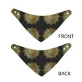thumbnail image 3 of Naloa Gold Mandala Dog Bandana Large and Small-Dog Scarf Bib Handkerchief Accessories for Dogs and Cats(S-L)-Small, 3 of 5