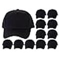 thumbnail image 3 of Top Headwear 12-Pack Adjustable Baseball Hat - Dark Grey, 3 of 4