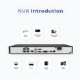 thumbnail image 5 of ANNKE 4K 4CH Network Video Recorder for Home Security System, PoE NVR Work with 4MP/5MP/6MP/8MP ANNKE IP Cameras, Smart Motion Detection, Remote Access, Supports up to 8TB Hard Drive (Not Included), 5 of 9