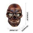 thumbnail image 3 of Halloween Skull Helmet Mask - Full Face Ghost Mask for Cosplay & Outdoor Sports - Breathable, Stretchable, Realistic Skull Design - Motorcycle, Skiing, Hunting - One Size Fits Adults Men & Women, 3 of 5