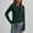 Green, variant on QUNYINEY Crew Neck Womens Shirts Casual Green Long Sleeve Solid Tops Loose Ribbed Drop Shoulder T-Shirts