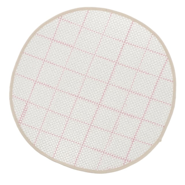 Rongfmy Round Blank Latch Hook Rug Canvas Rug Hooking Carpet Mat Making DIY Crafts 18''