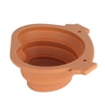 thumbnail image 4 of Cuenco plegable para perros de 600ml, cuenco portátil plegable multifuncional duradero para perros, color marrón, para senderismo y acampada, 4 of 5