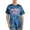 thumbnail image 1 of Kiss You Puffy Candy Pink Tie Dye Crystal Women -Image by Shutterstock, Female Large, 1 of 4
