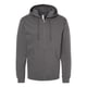 thumbnail image 1 of Sudadera con capucha y cierre completo de peso medio para hombre de ITC (SS4500Z) -CHARCOAL -S Compañía de Comercio Independiente SS4500Z, 1 of 1