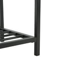 thumbnail image 5 of SAFAVIEH Yomi Modern Style 2 Rail Shelf Bench, Dark Green/Black (48 in. W x 14.5 in. D x 17.8 in. H), 5 of 7