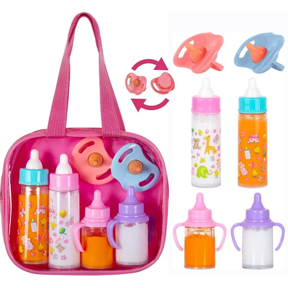 Fash N Kolor My Sweet Baby Set de Alimentación para Muñecas, Accesorios para Muñecas, 6 Piezas