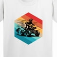 thumbnail image 4 of Inktastic Four Wheeling Atv off Roading Retro Youth T-Shirt, 4 of 5