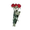 thumbnail image 3 of Lindo muñeco de peluche de flores, suave, lindo, divertido y creativo ramo de tela, encantador para mujeres Rojo, 3 of 9