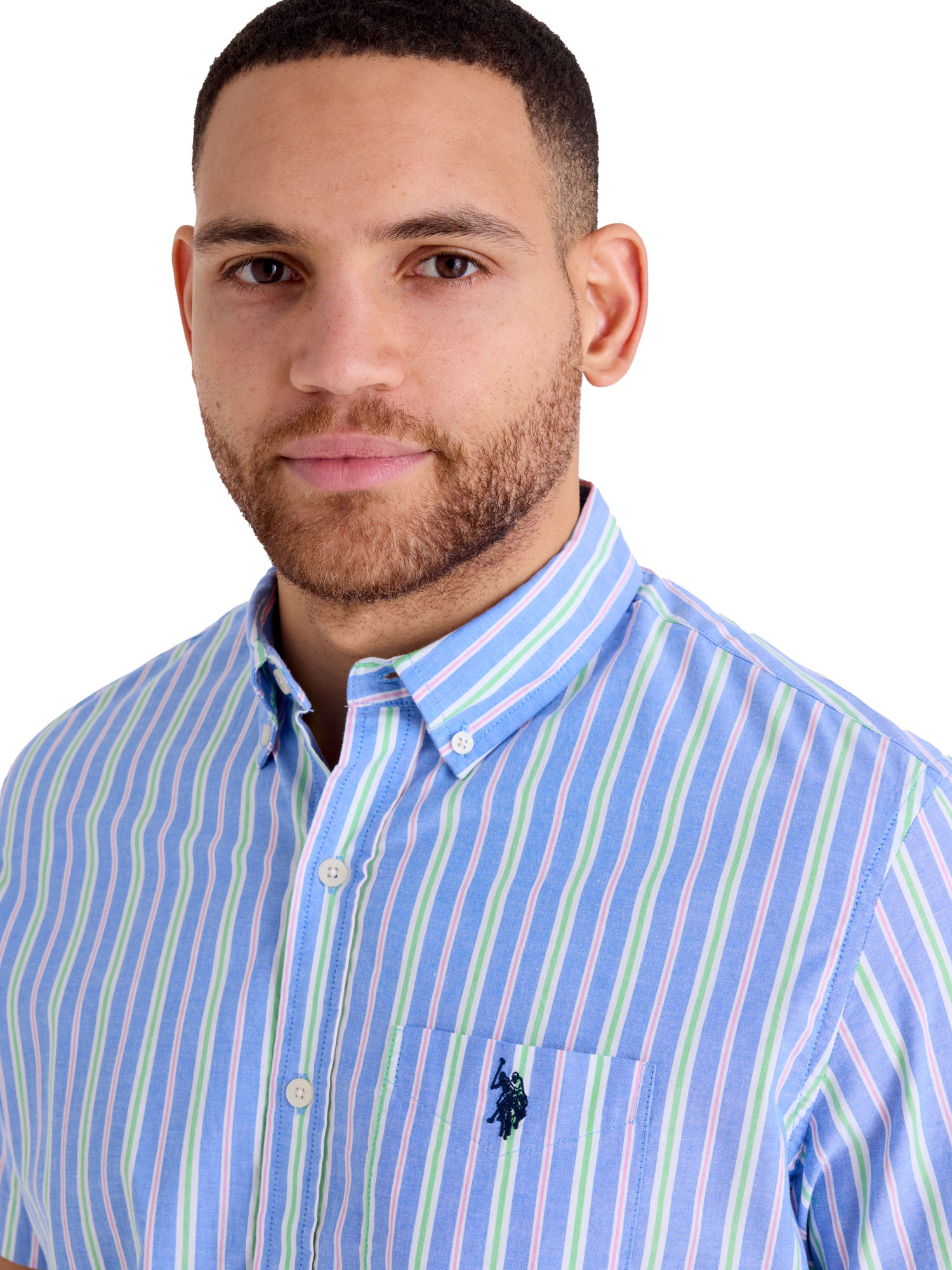U.S. Polo Assn. Men's Short Sleeve Buttondown Shirts