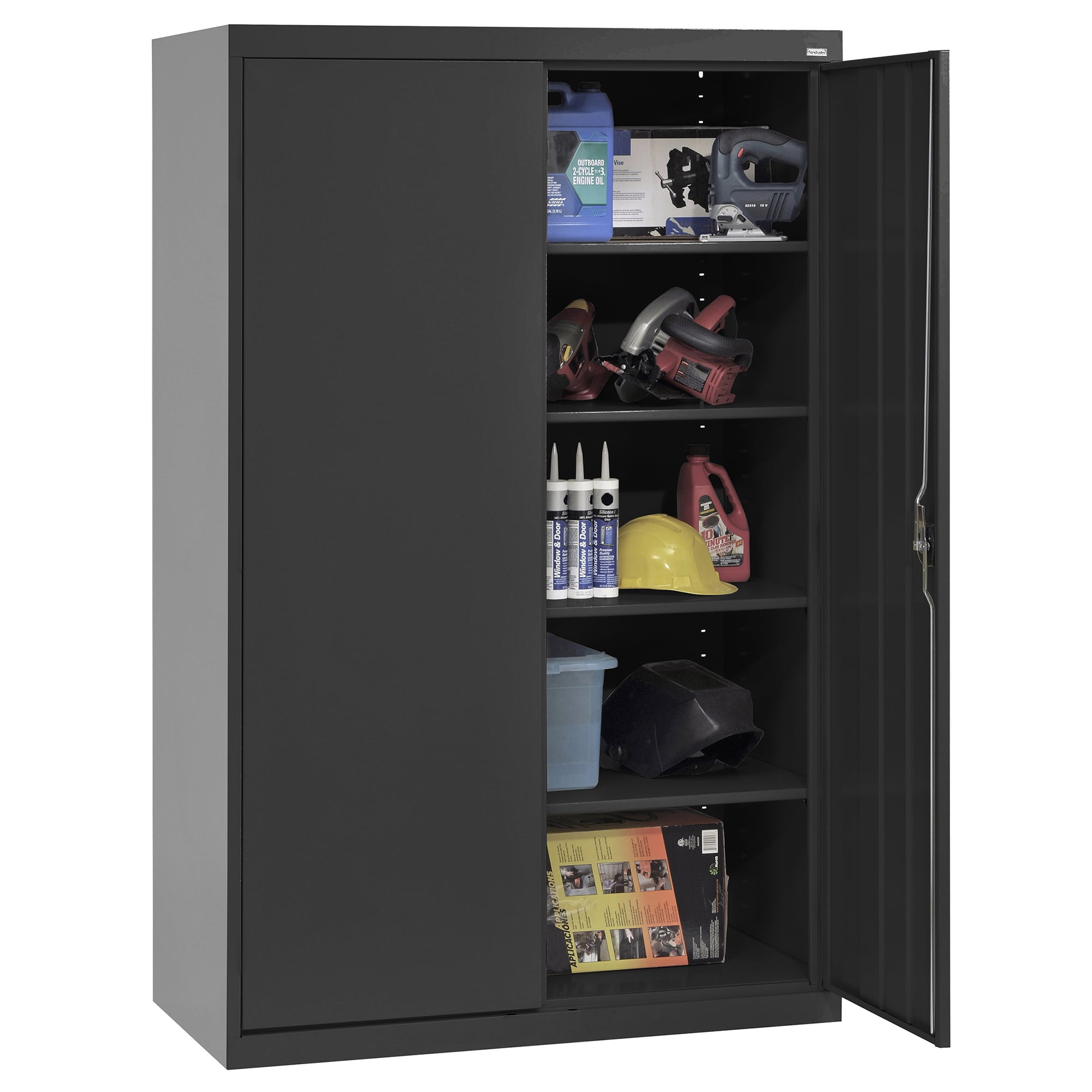 Sandusky Lee 22-Gauge Welded Steel Garage Storage Cabinet, Black