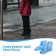 thumbnail image 5 of Fundas impermeables para zapatos, reutilizables, antideslizantes, plegables, de silicona, con capa impermeable, aptas para hombres y mujeres, 5 of 8