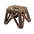 thumbnail image 1 of Marchepied Pliant Chaise de Pêche Marchepied Robuste Marchepied de Camping pour la Chasse Brun, 1 of 9