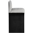 thumbnail image 4 of Meridina Furniture Shaw Grey Chenille Fabric Upholstered Counter Stool, 4 of 10