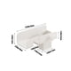 thumbnail image 3 of Organizador de pared plegable para secador de pelo | Capacidad de carga universal de 2 kg | Montaje adhesivo sin taladrar | Soporte para secador de pelo de baño que ahorra espacio con gancho, 3 of 5