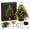 Colorful, variant on DIY Beaded Christmas Tree Kit, Crystal Holiday Craft Set for Adults (#D) | Colorful Beads, Ornament Charms, Warm Lights, Metal Frame, Angel Topper, Tabletop Decor, Relaxing Project, Holiday Gift