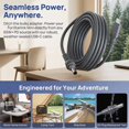 thumbnail image 1 of Para  Mini Cable de Alimentación de 60W de DC A USB-C Entrada USB Tipo-C A Cable de Alimentación A Prueba de Agua para Camping  5M, 1 of 1