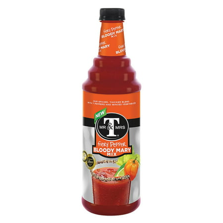 Mr And Mrs T Mix - Bloody Mary - Fiery Pepper - pack of 6 - 59.2 Fl (Jb's Best Bloody Mary Mix)