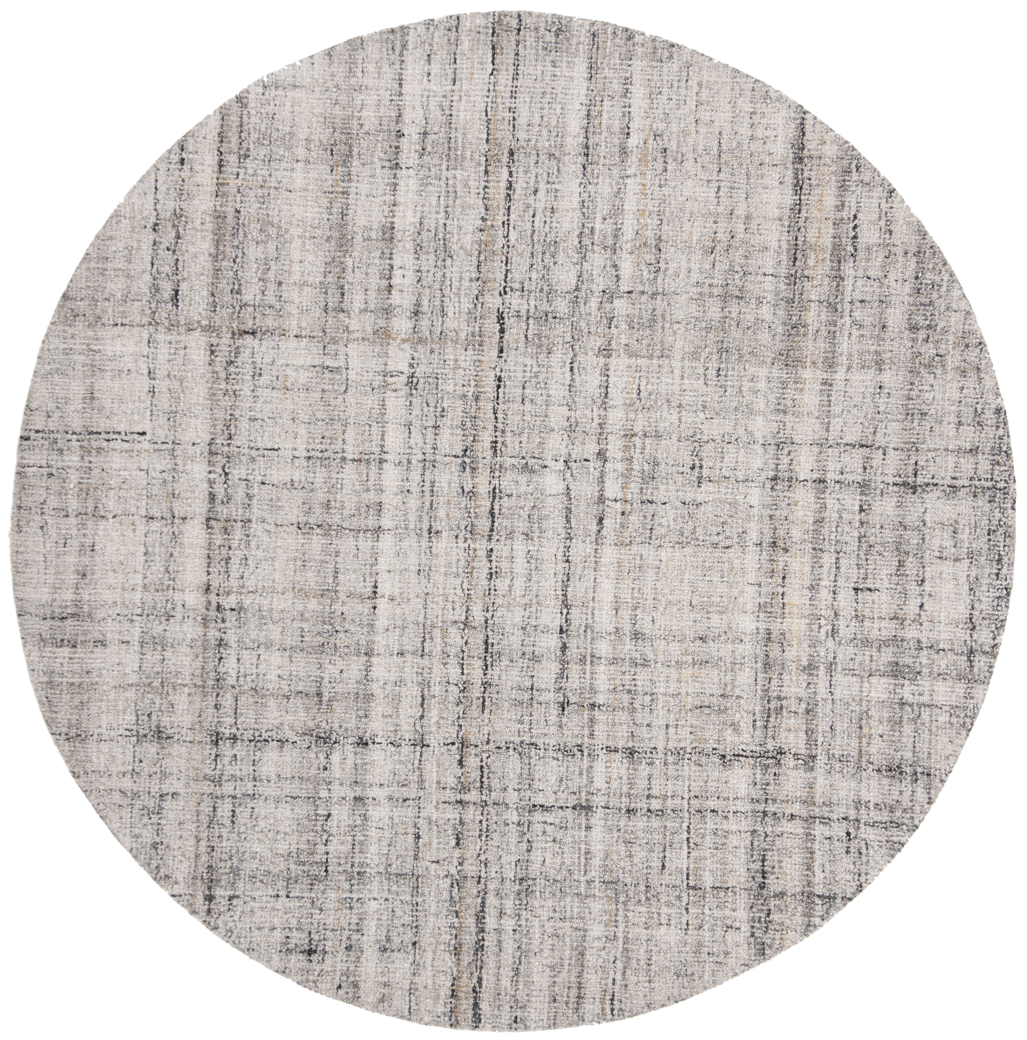 Safavieh Abstract Bailey Striped Area Rug, Camel/Black, 6' x 6' Round