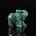 thumbnail image 2 of Adornos de jade con forma de elefante, artesanías de Feng Shui para el hogar, adornos de jade tallados para regalos (jade Dongling de 3,8 cm), 2 of 5