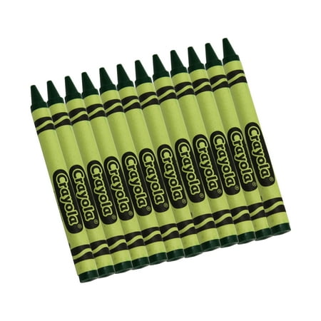 Crayola Bulk Crayons, Green, Regular Size, 12 per box, Set of 12 boxes