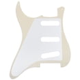 thumbnail image 3 of Musiclily Pro 11-Hole 62 Strat SSS Guitar Pickguard for MIJ Japan Stratocaster, 3Ply Cream, 3 of 4