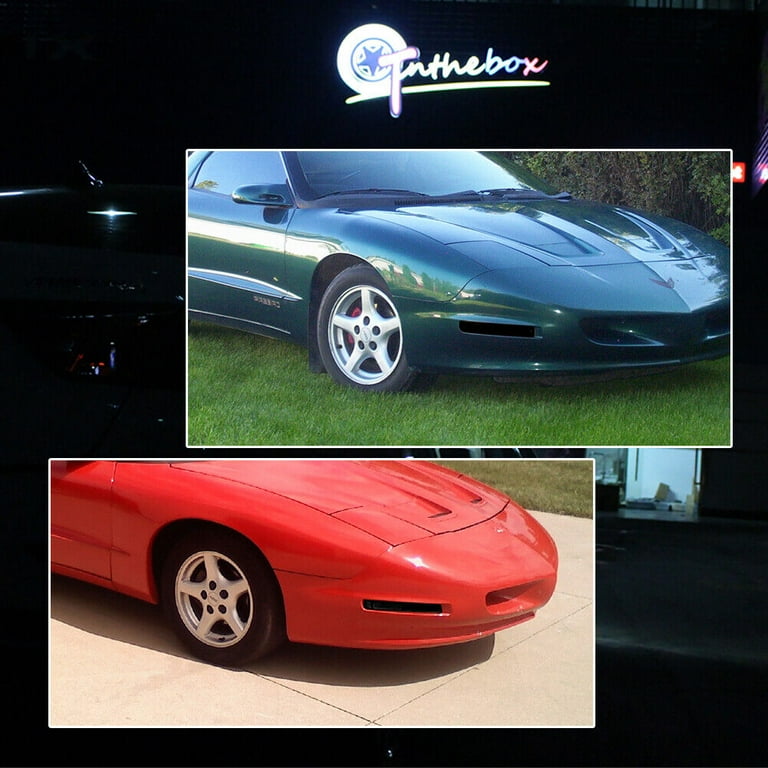 Smoked Lens Switchback LED Turn Signals For 1985-1992 Chevy Camaro | Front Bumper DRL & Dynamic Amber Signal