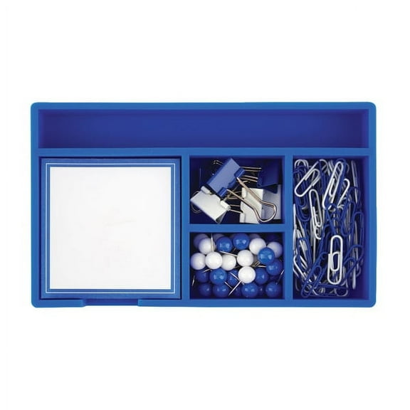 Office Depot® Brand Desk Set, 7" x 4", Blue