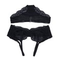 thumbnail image 4 of Conjunto De Lencería De Encaje Bragas De Sujetador De Encaje Conjunto De Lencería De Encaje De Mujer Conjunto De Bragas De Sujetador Transpirable Suave De Moda Para El Hogar ANGGREK Otros, 4 of 8