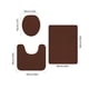 thumbnail image 3 of Juego de 3 alfombrillas de baño absorbentes y antideslizantes de poliéster para mayor seguridad y comodidad en la ducha (Café), 3 of 9
