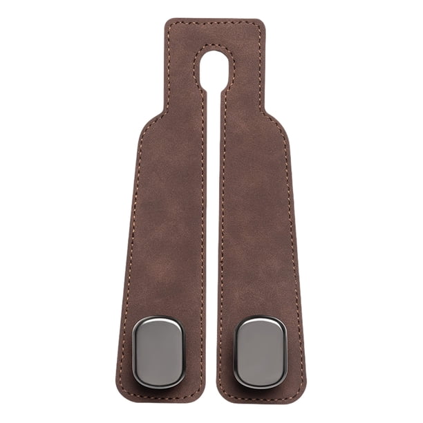 Gancho para asiento trasero de coche bolso de microfibra de gamuza soporte para ropa para vehículo SUV Auto