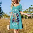 thumbnail image 4 of Vestido Maltés 20 de manga corta, vestido de verano, vestido diario, elegante, chic, vestidos de noche, ropa de mujer, verano, 4 of 7