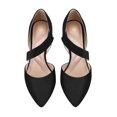 thumbnail image 5 of Pennysue Women's Black Strappy Short Heels With Pointed Toes Size 8.5, 5 of 5