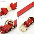 thumbnail image 4 of Beirui Cute Bow Tie Dog Collar Personalized Soft Leather Pet Puppy Collars Custom Engraved Name Adjustable XS-XL, 4 of 9
