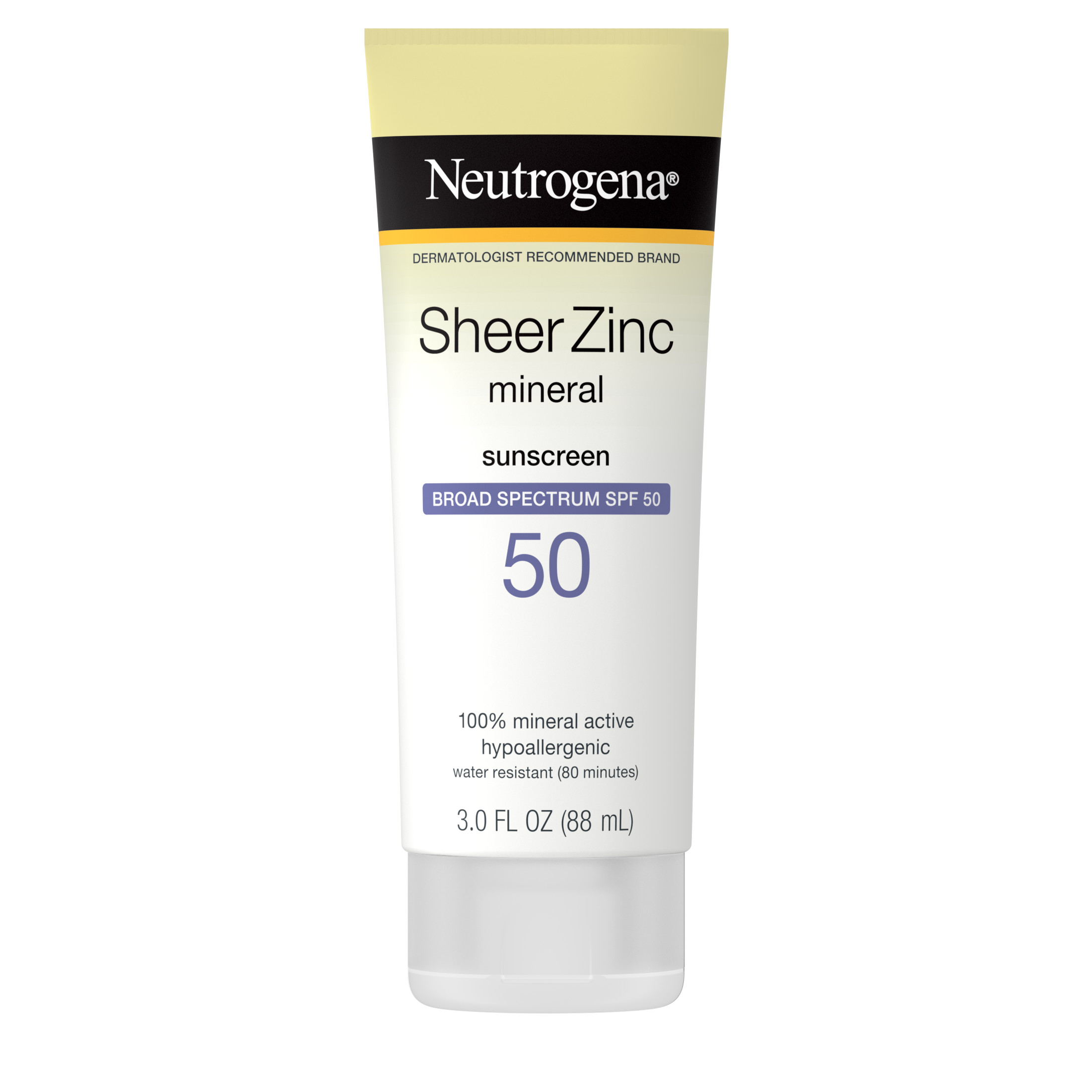 Neutrogena Sheer Zinc Dry-Touch Sunscreen Lotion SPF 50, 3 oz photo 1