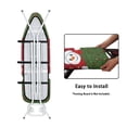 thumbnail image 4 of HELLHERO Ironing Board Cover 3 Fasteners Soft Snowman and Snowflake Dustproof Covers Ironing Cover for Friends, 4 of 5