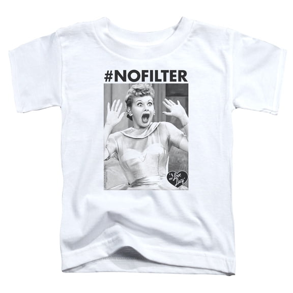 I Love Lucy - No Filter - Toddler Short Sleeve Shirt - 3T