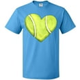 thumbnail image 3 of Inktastic Tennis Ball in Heart T-Shirt, 3 of 5