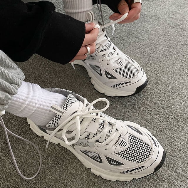 Zapatos para hombres y mujeres, zapatillas de lujo blancas gruesas, zapatos casuales para correr para mujeres, calzado ligero de moda para hombres, calzado deportivo para Fitness Tan Jianjun unisex