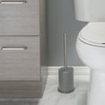 thumbnail image 4 of Bath Bliss Self Closing Lid Toilet Brush and Holder 2 Pack Replacement Brushes in Grey, 4 of 4