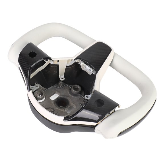 Driving Steering Wheel, Heated Smooth Car Steering Wheel Stable with Bright Carbon Fiber Trims for Vehicle
