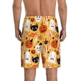 thumbnail image 3 of Kdxio Happy Halloween 5 Print Mens Sleep Shorts Bottoms Soft Comfy Pajama Wear Pants with Drawstring Pockets, 3 of 7