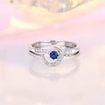thumbnail image 3 of Anillo abierto de circonita fresca para el dedo índice, pequeño, con incrustaciones de cobre, anillos dulces, 3 of 7