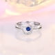 thumbnail image 3 of Open Zircon Fresh Anillo Dedo Índice Pequeño Cobre Con Incrustaciones Dulces Anillos, 3 of 7