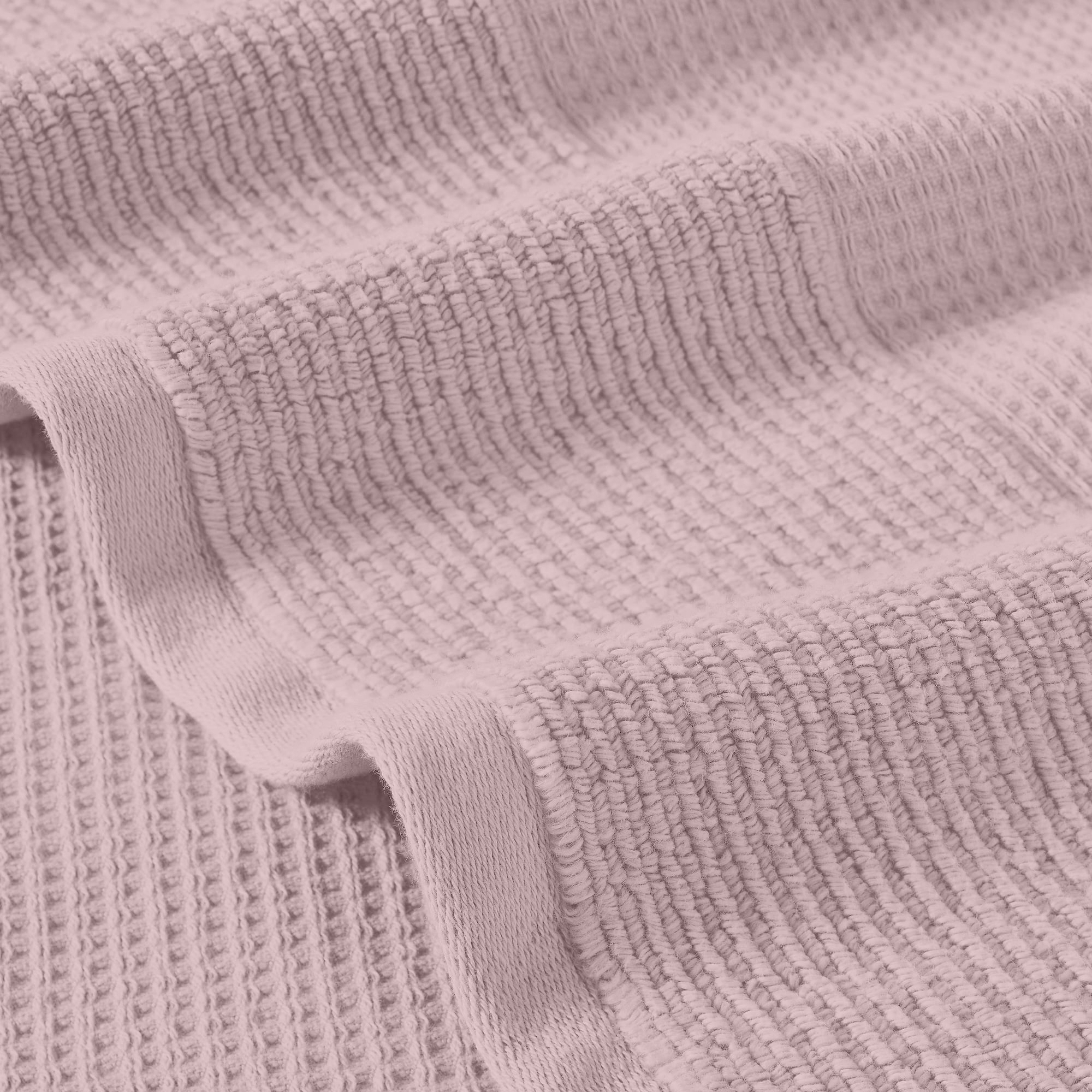 Modern Threads Waffle-Rib 6-Piece Cotton Bath Towel Sets, Pink Teal