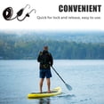 thumbnail image 5 of CIMAXIC 2 PCS Pulley Ratchets Kayak and Canoe Boat Bow and Stern Rope Lock Tie Down Strap 1/4 Inch Heavy Duty Adjustable Rope Hanger 136KG Weight Capacity,78.74"X1.97"X0.79", 5 of 5