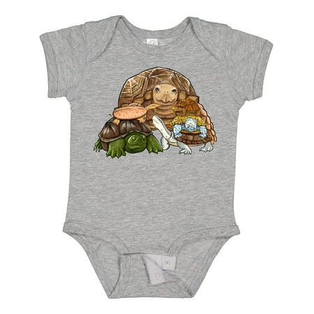 

Inktastic Cute Pile of Turtles Gift Baby Boy or Baby Girl Bodysuit